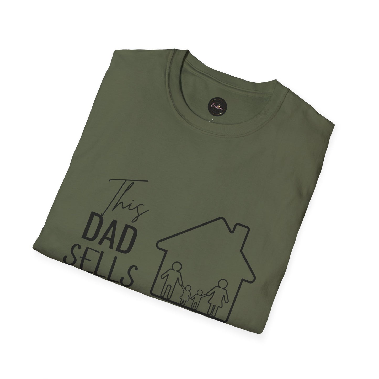 Real Estate Dad Funny T-Shirt