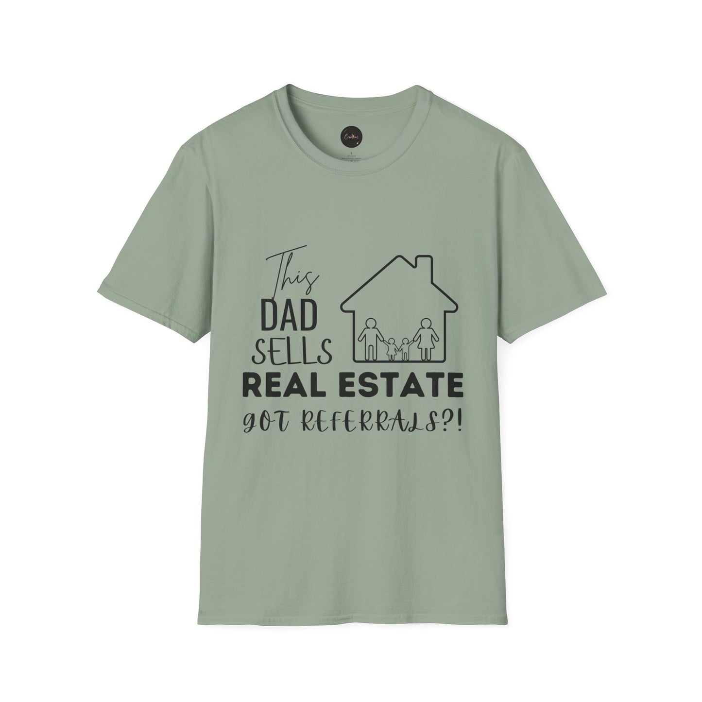 Real Estate Dad Funny T-Shirt