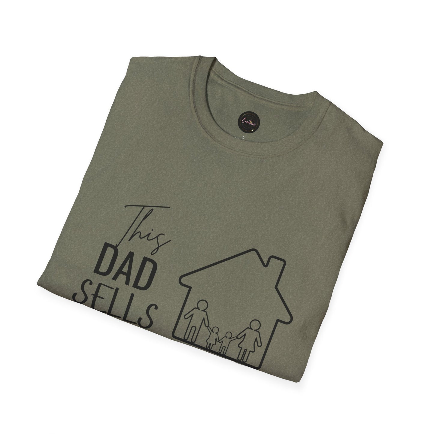 Real Estate Dad Funny T-Shirt