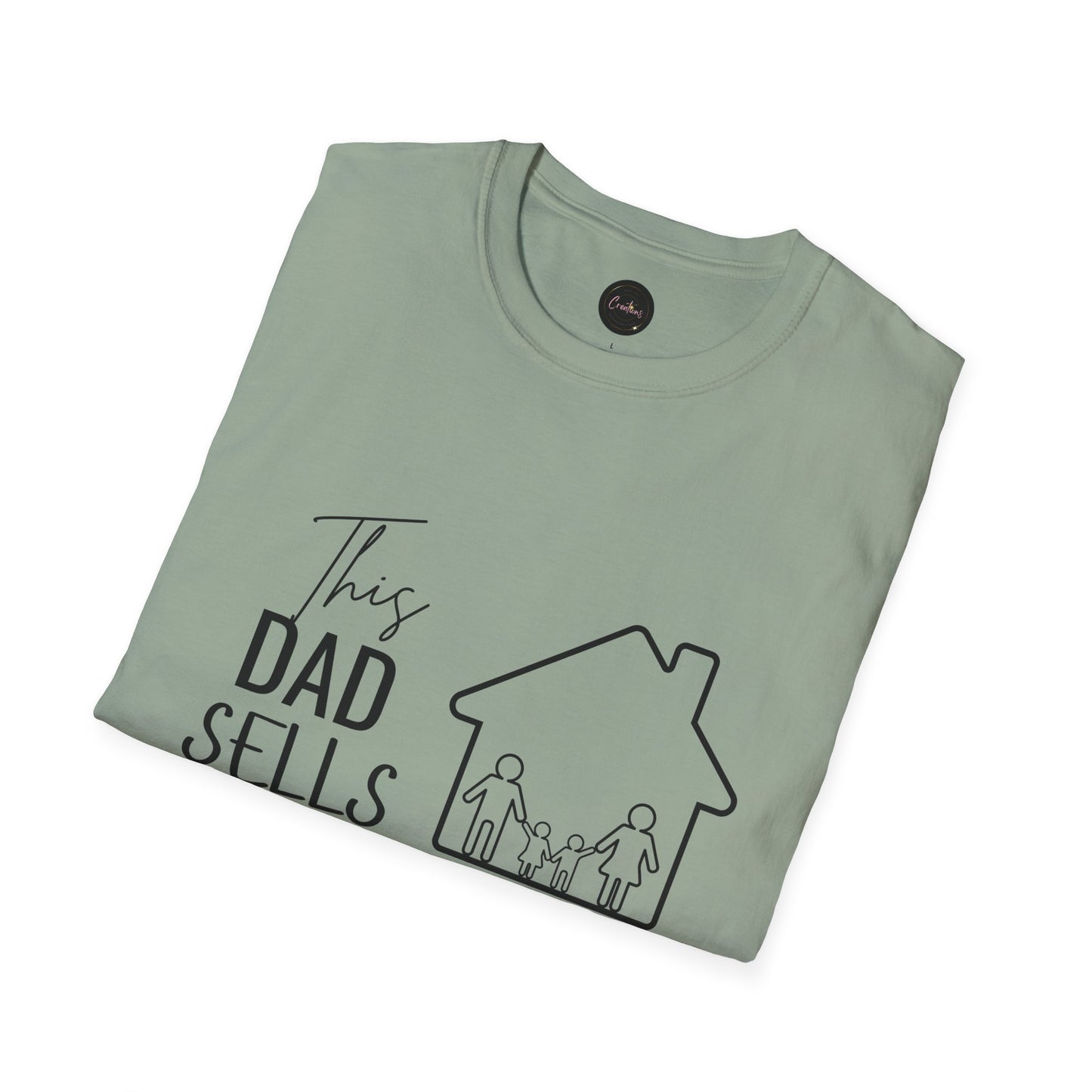 Real Estate Dad Funny T-Shirt