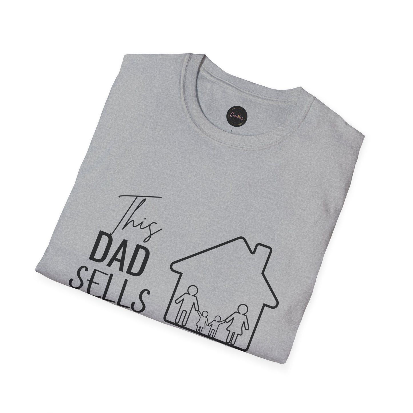 Real Estate Dad Funny T-Shirt